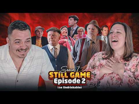 Video thumbnail: A MYSTERIOUS New Drink Hits Craiglang!? 🤯 Americans React to Still Game S7E2 'The Undrinkables'