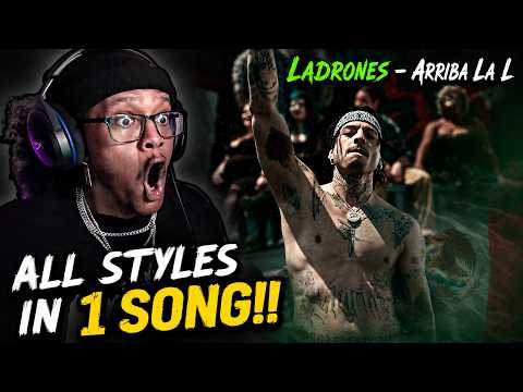 Video thumbnail: MY FIRST TIME WATCHING LADRONES! And it did not dissapoint... | Arriba La L (Official Music Video)