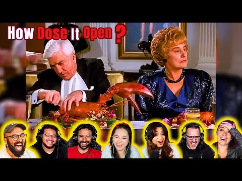 Video thumbnail: Top "The Most Chaotic Dinner Scene EVER?" | The Naked Gun 2½ | Hilarious First-Time Reaction Mashup!