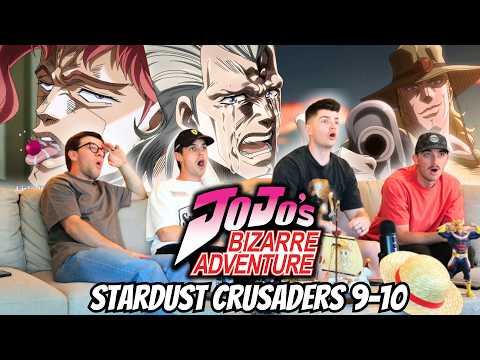 Video thumbnail: Jojo's Is PEAK😭...Jojo's Bizarre Adventure Stardust Crusaders Episodes 9-10 | FIRST REACTION
