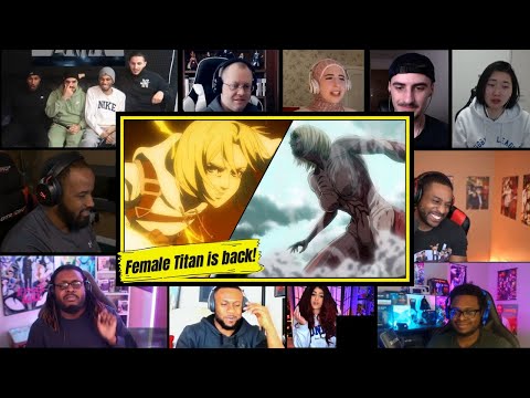 Video thumbnail: Annie And Reiner Transforms || Attack On Titan S4 Ep26 / Part 2 Ep10 Reaction Mashup