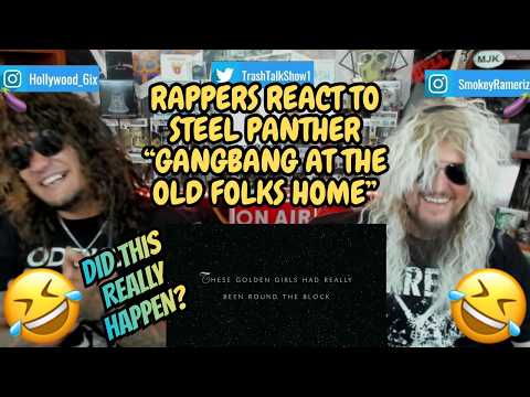 Video thumbnail: Rappers React To Steel Panther "Gangbang At The Old Folks Home"!