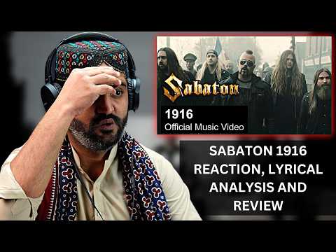 Video thumbnail: Tribal Metalhead Reacts to SABATON 1916 For The First Time