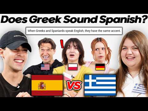 Video thumbnail: Why Does Greek Sound Like Spanish? | How Similar Do They Sound To Foreigners?