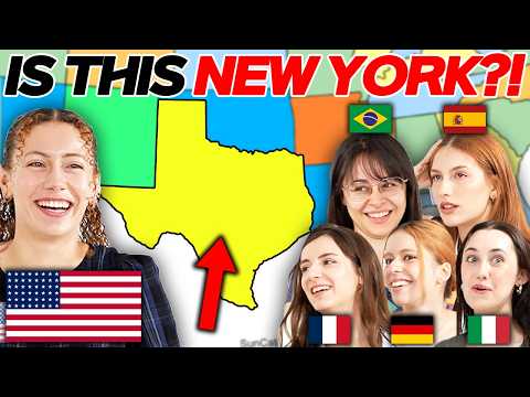 Video thumbnail: Europeans Try To Name Every US State | How Many Can They Get Right?