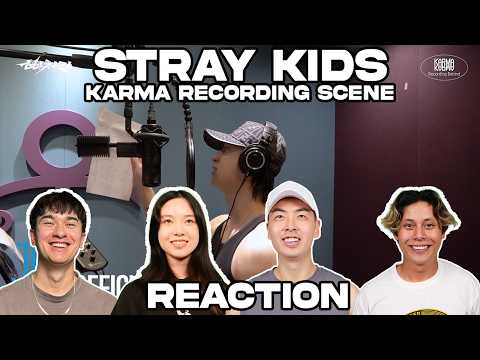 Video thumbnail: WE REACT TO STRAY KIDS "KARMA" RECORDING SCENE!