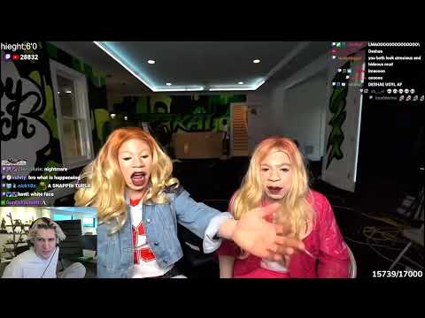 Video thumbnail: xQc still doesnt understand why Rakai and Dashae keep doing the white chicks skit...