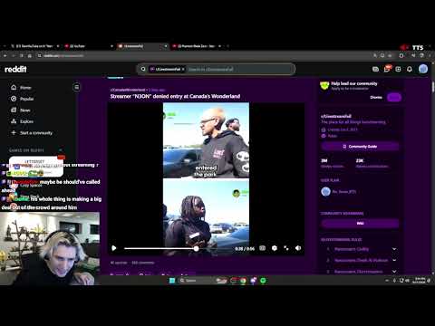 Video thumbnail: Canada's Wonderland DENIES N3ON from entry...