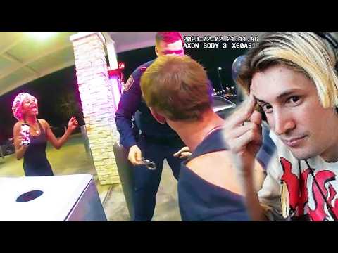 Thumbnail for Gen-Z Couple's Traffic Stop Keeps Getting Worse | xQc Reacts