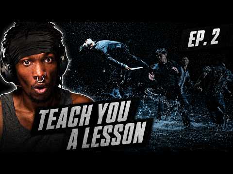 Video thumbnail: HE BEAT THE ENTIRE SCHOOL?! | K-DRAMA NEWBIE FIRST TIME WATCHING Teach You A Lesson (참교육) Ep. 2