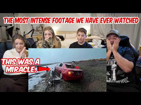 Thumbnail for New Zealand Family react to Storm Chasers almost killed by Monster Tornado (HOW DID THEY SURVIVE?!)