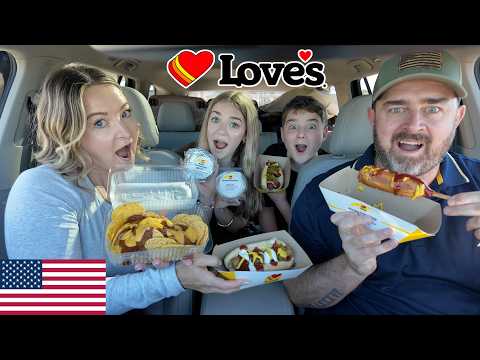 Thumbnail for New Zealand Family try an American Gas Station meal for the first time! (AMERICA HAS CHEESE ON TAP?)