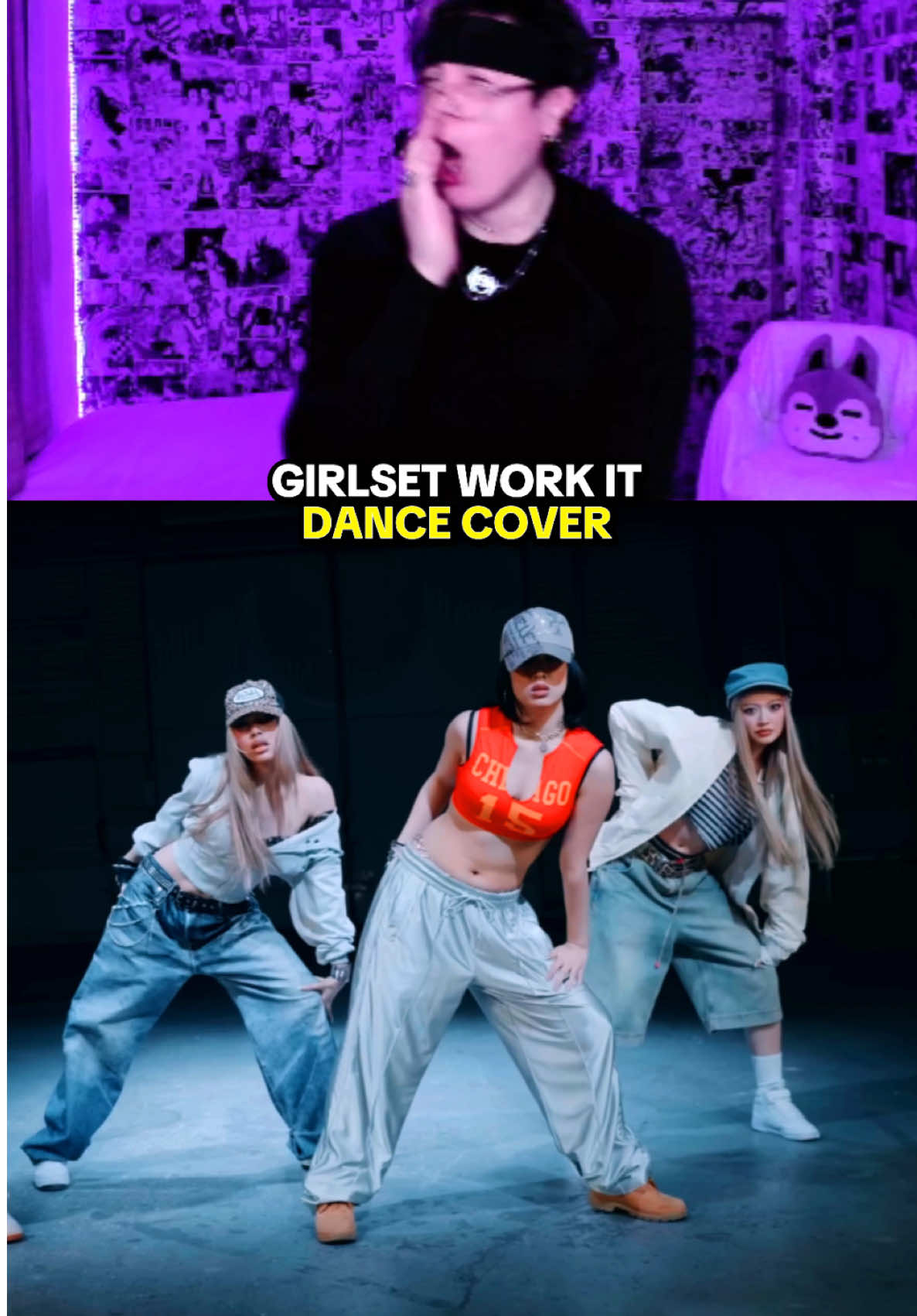 Video thumbnail: GIRLSET ‘Work It’ Dance-Cover Performance Reaction