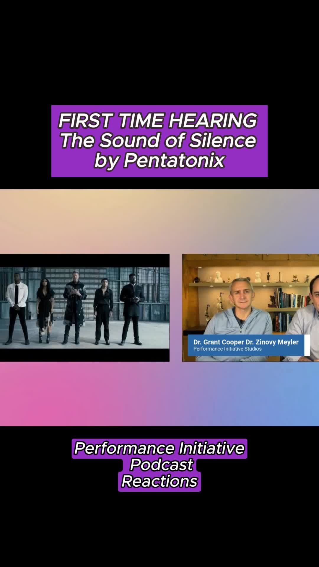 Vorschaubild für: First Time Hearing Pentatonix ‘The Sound of Silence’